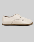 Side view Cream Oxford Shoes - Calf Leather Zero Drop | Bespoky