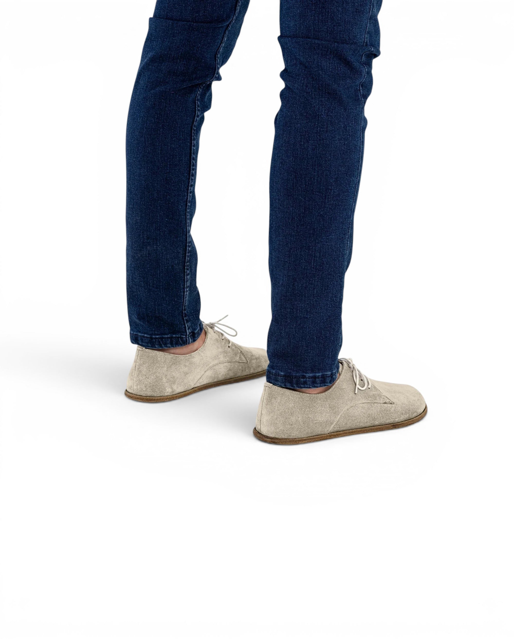 Top view Cream Oxford Shoes - Handcrafted Calf Leather | Bespoky