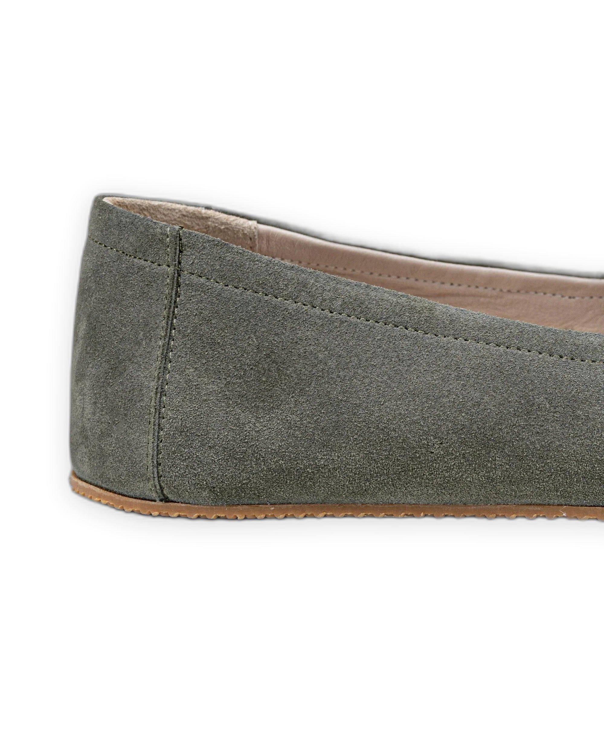Top view Leather Ballet Flats - Handcrafted Calf Leather | Bespoky