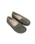 Women's Leather Ballet Flats - Handcrafted Calf Leather Wide Toe Box | Bespoky