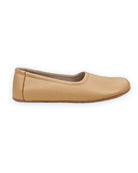 Detail Melon Yellow Ballet Flats - Handcrafted Calf Leather Turkey | Bespoky