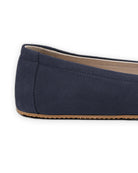 Top view Navy Ballet Flats - Handcrafted Calf Leather | Bespoky