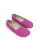 Women's Pink Ballet Flats - Handcrafted Calf Leather Wide Toe Box | Bespoky