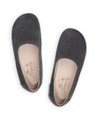 Side view Smoked Ballet Flats - Calf Leather Zero Drop | Bespoky