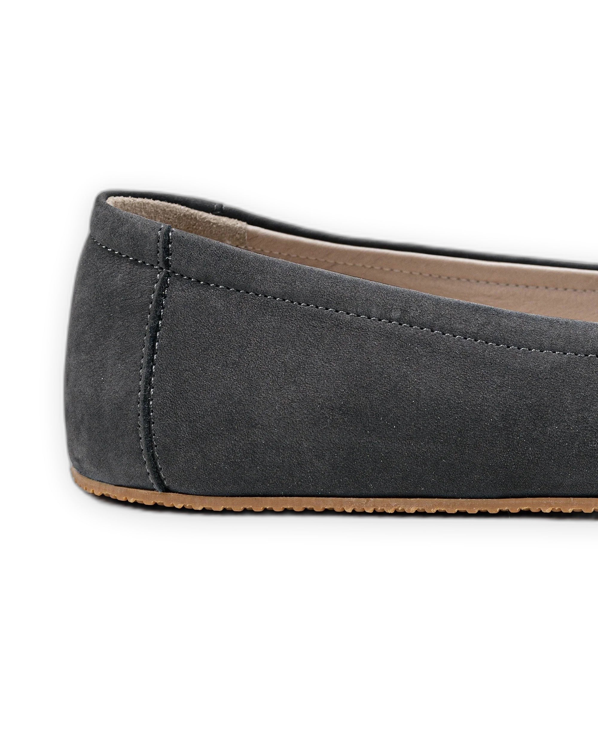 Top view Smoked Ballet Flats - Handcrafted Calf Leather | Bespoky