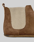 Top view Tan Suede Chelsea Boots - Handcrafted Calf Leather | Bespoky