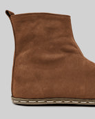 Top view Tan Nubuck Chelsea Boots - Handcrafted Calf Leather | Bespoky