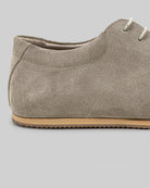 Side view Suede Barefoot Sneaker - Calf Leather Zero Drop | Bespoky