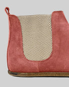 Top view Pink Suede Chelsea Boots - Handcrafted Calf Leather | Bespoky