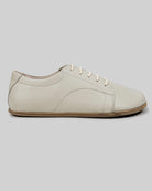Detail Lucas Beige Barefoot Sneaker - Handcrafted Calf Leather Turkey | Bespoky