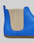 Sole detail Blue Chelsea Boots - Zero Drop Calf Leather | Bespoky