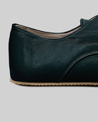Top view Dark Green Oxford Shoes - Handcrafted Calf Leather | Bespoky