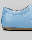 Top view Baby Blue Barefoot Sneaker - Handcrafted Calf Leather | Bespoky