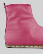 Top view Fuchsia Chelsea Boots - Handcrafted Calf Leather | Bespoky