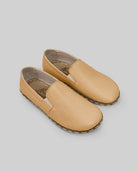Women's Melon Yellow Barefoot Shoes - Handcrafted Calf Leather Wide Toe Box | Bespoky