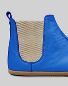 Side view Blue Chelsea Boots - Calf Leather Zero Drop | Bespoky