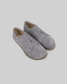 Women's Grey Barefoot Sneaker - Handcrafted Calf Leather Wide Toe Box | Bespoky