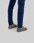 Detail Suede Oxford Shoes - Handcrafted Calf Leather Turkey | Bespoky