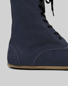 Top view Navy Barefoot Boot - Handcrafted Calf Leather | Bespoky