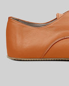 Top view Orange Oxford Shoes - Handcrafted Calf Leather | Bespoky