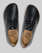 Side view Black Oxford Shoes - Calf Leather Zero Drop | Bespoky