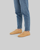 Back view Melon Yellow Oxford Shoes - Calf Leather Handcrafted | Bespoky