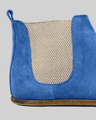 Top view Blue Suede Chelsea Boots - Handcrafted Calf Leather | Bespoky