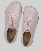 Side view Pink Barefoot Sneaker - Calf Leather Zero Drop | Bespoky
