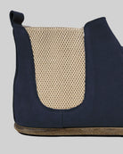 Top view Navy Chelsea Boots - Handcrafted Calf Leather | Bespoky