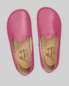 Side view Fuchsia Barefoot Yemeni - Calf Leather Zero Drop | Bespoky