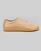Detail Melon Yellow Barefoot Sneaker - Handcrafted Calf Leather Turkey | Bespoky