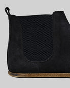 Top view Black Suede Chelsea Boots - Handcrafted Calf Leather | Bespoky