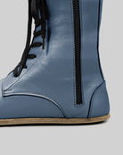 Side view Jean Blue Barefoot Boot - Calf Leather Zero Drop | Bespoky