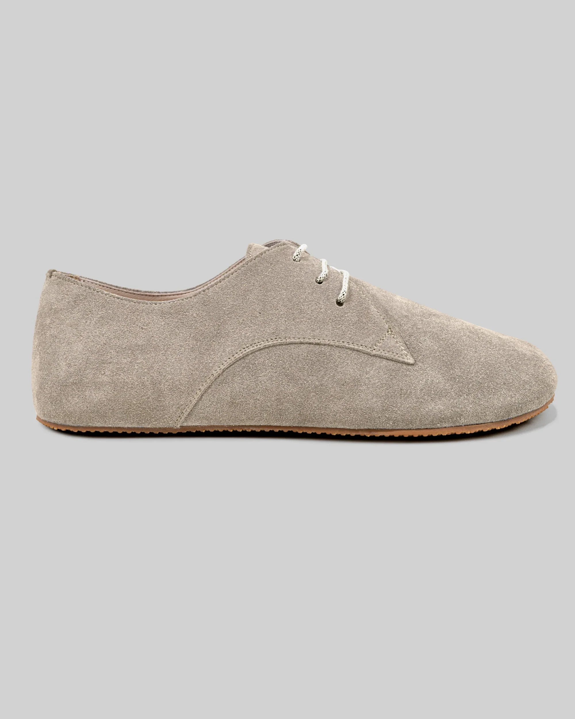 Side view Leather Oxford Shoes - Calf Leather Zero Drop | Bespoky