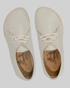 Side view Lucas Beige Oxford Shoes - Calf Leather Zero Drop | Bespoky