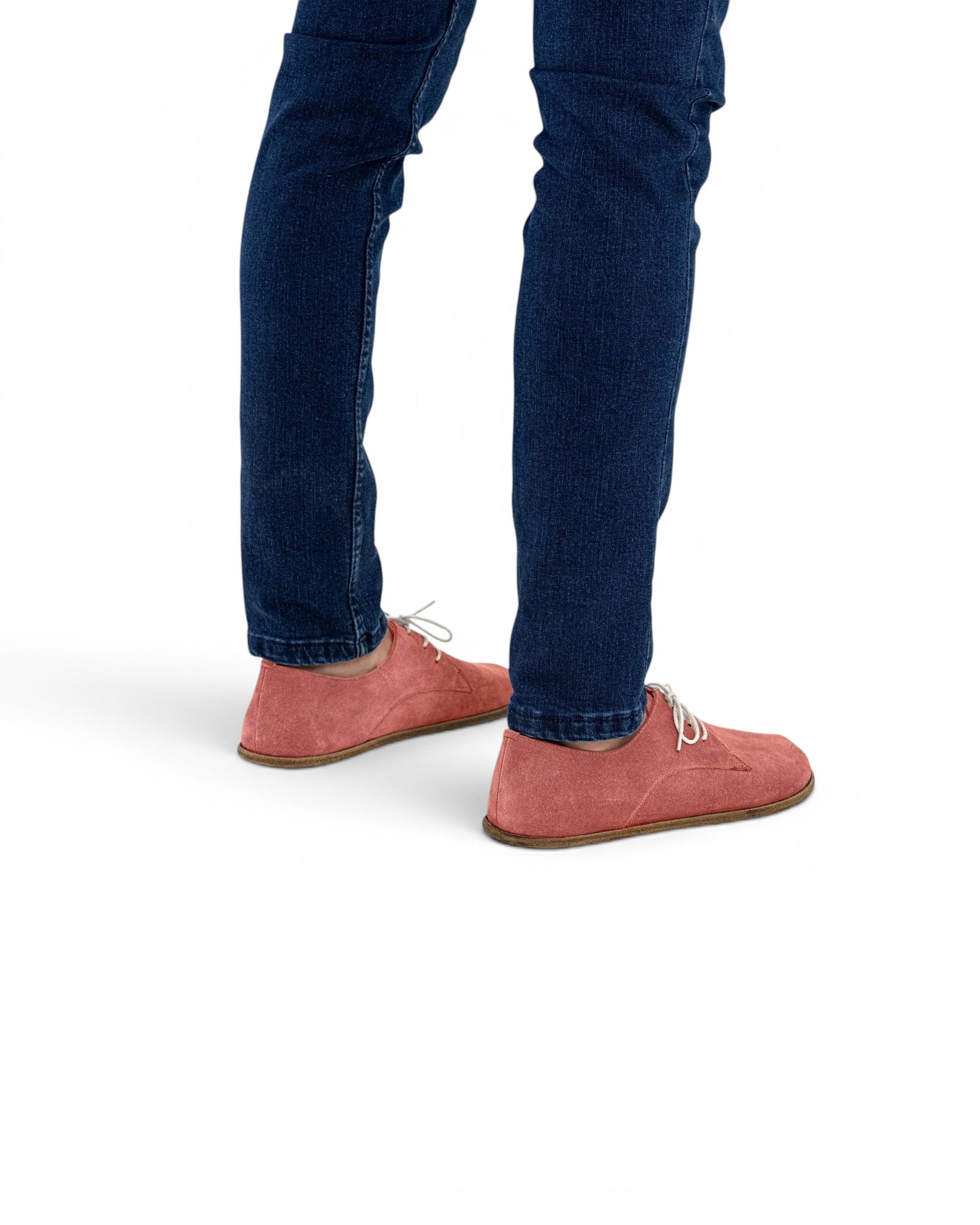 Top view Pink Oxford Shoes - Handcrafted Calf Leather | Bespoky