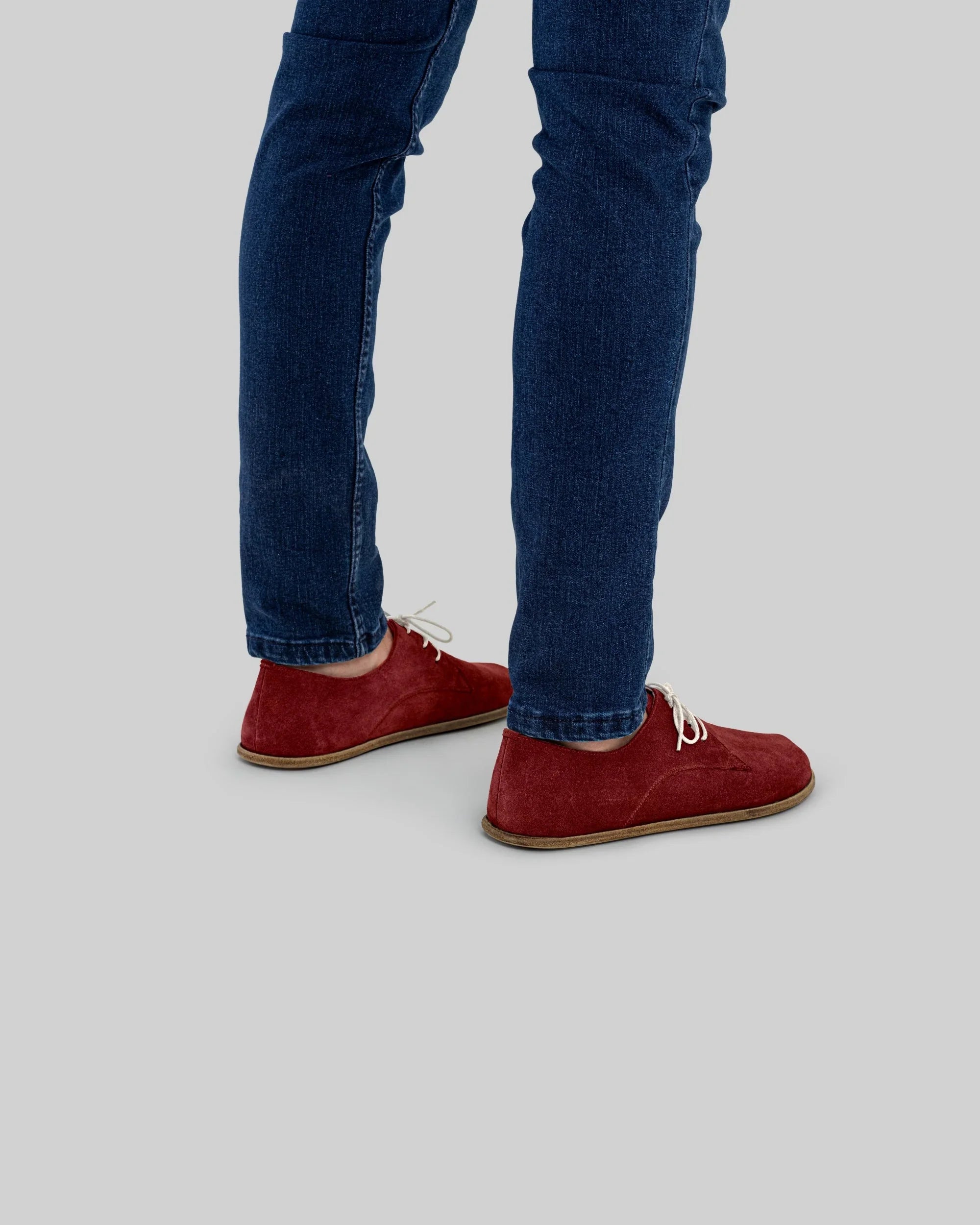 Top view Burgundy Oxford Shoes - Handcrafted Calf Leather | Bespoky