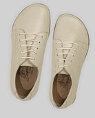 Side view Beige Barefoot Sneaker - Calf Leather Zero Drop | Bespoky