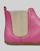Top view Fuchsia Chelsea Boots - Handcrafted Calf Leather | Bespoky