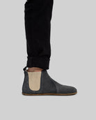 Back view Smoked Chelsea Boots - Calf Leather Handcrafted | Bespoky