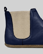 Top view Navy Blue Chelsea Boots - Handcrafted Calf Leather | Bespoky