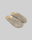 Women's Cream Shearling Slippers - Handcrafted Calf Leather Wide Toe Box | Bespoky