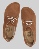 Side view Tan Oxford Shoes - Calf Leather Zero Drop | Bespoky