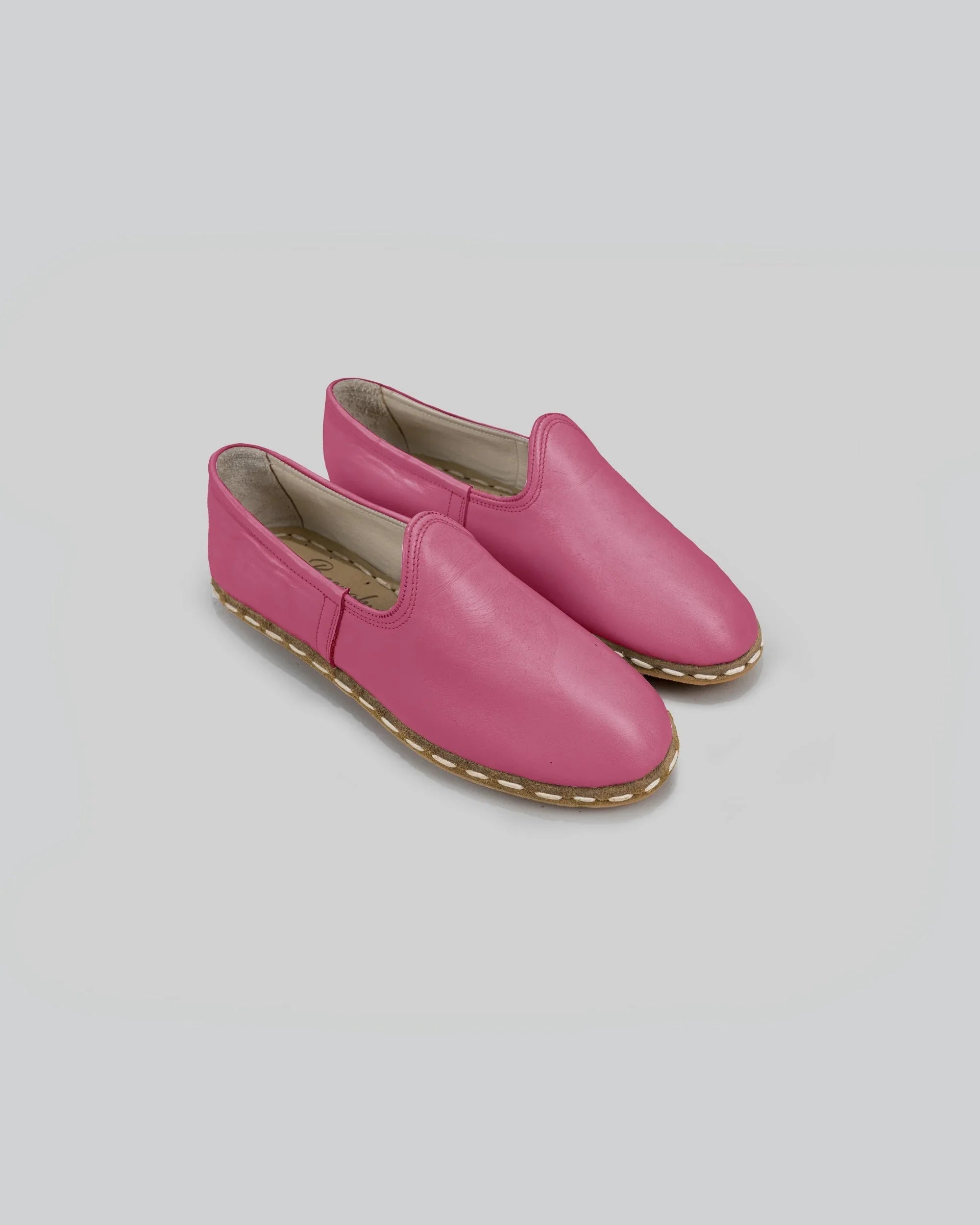 Women's Fuchsia Yemeni Shoes - Handcrafted Calf Leather Wide Toe Box | Bespoky