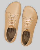 Side view Melon Yellow Barefoot Sneaker - Calf Leather Zero Drop | Bespoky