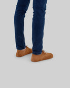 Pair Suede Oxford Shoes - Barefoot Wide Toe Calf Leather | Bespoky