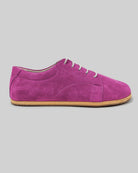 Side view Pink Barefoot Sneaker - Calf Leather Zero Drop | Bespoky
