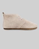 Top view Beige Nubuck Ankle Boots - Handcrafted Calf Leather | Bespoky