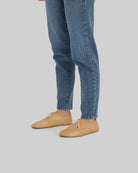 Back view Melon Yellow Oxford Shoes - Calf Leather Handcrafted | Bespoky