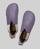 Side view Purple Chelsea Boots - Calf Leather Zero Drop | Bespoky